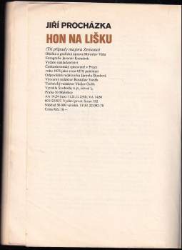Jiří Procházka: Hon na lišku