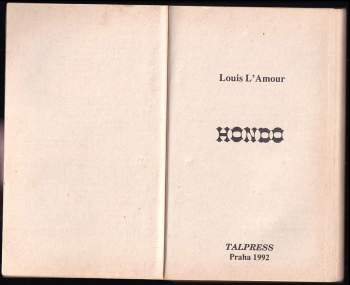 Louis L'Amour: Hondo
