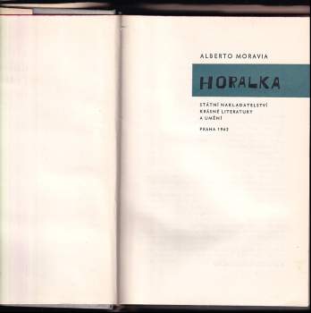 Alberto Moravia: Horalka
