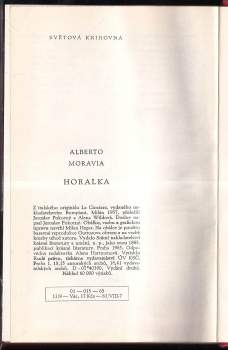 Alberto Moravia: Horalka