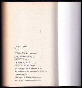 Alberto Moravia: Horalka