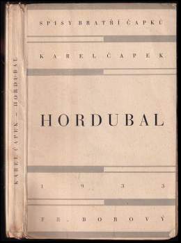 Karel Čapek: Hordubal