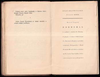Karel Čapek: Hordubal
