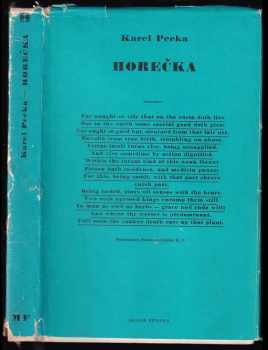 Horečka - Karel Pecka (1967, Mladá fronta) - ID: 157089