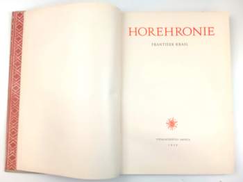 František Krasl: Horehronie