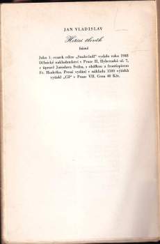 Jan Vladislav: Hořící člověk
