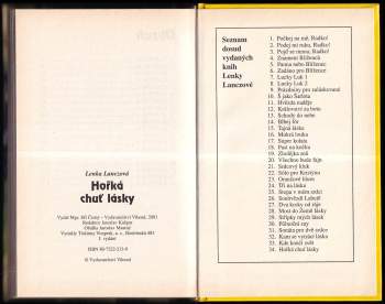 Lenka Lanczová: Hořká chuť lásky