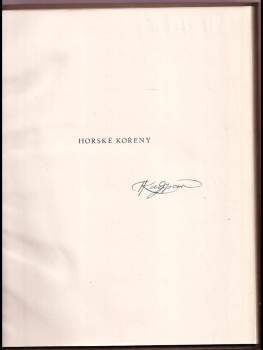 Karel Václav Rais: Horské kořeny