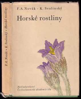 📗 Horské rostliny František Antonín Novák 1963