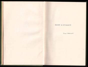 Ivan Olbracht: Hory a staletí