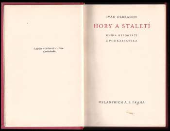 Ivan Olbracht: Hory a staletí