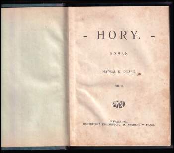 Karel Rožek: Hory
