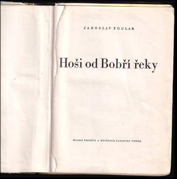 Jaroslav Foglar: Hoši od Bobří řeky