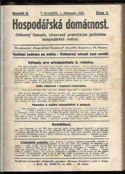Hospodárská Domácnost