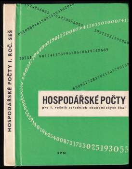 Hospodářské počty pro 1. ročník středních ekonomických škol