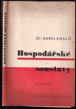 Hospodářské soustavy - Karel Engliš (1946, Všehrd) - ID: 163152