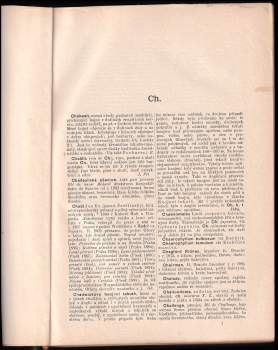 František Ladislav Sitenský: Hospodářský slovník naučný II. - Ch - M