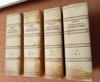 František Ladislav Sitenský: Hospodářský slovník naučný I. - IV. - KOMPLET