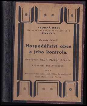 Hospodářství obce a jeho kontrola