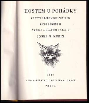 Josef Štefan Kubín: Hostem u pohádky