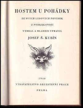 Josef Štefan Kubín: Hostem u pohádky