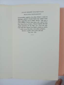 Jules Amédée Barbey d'Aurevilly: Hostina neznabohů