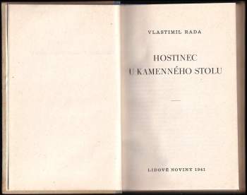Karel Poláček: Hostinec U kamenného stolu