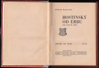 Edgar Wallace: Hostinský od erbu