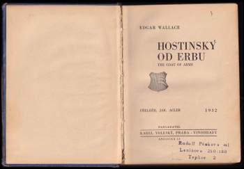 Edgar Wallace: Hostinský od erbu