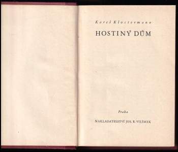Karel Klostermann: Hostiný dům