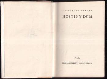 Karel Klostermann: Hostiný dům