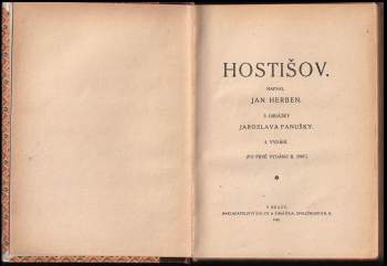 Jan Herben: Hostišov