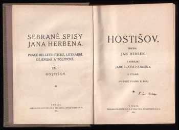 Jan Herben: Hostišov