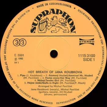 Horký Dech Jany Koubkové: Hot Breath Of Jana Koubková