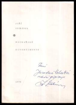 Jiří Suchánek: Houbařské divertimento