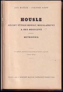 Jan Mařák: Housle