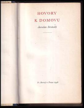 Jaroslav Stránský: Hovory k domovu