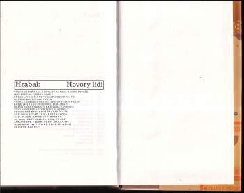 Bohumil Hrabal: Hovory lidí