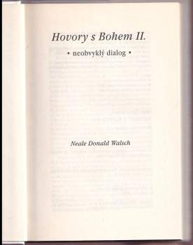 Neale Donald Walsch: Hovory s Bohem