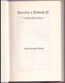 Neale Donald Walsch: Hovory s Bohem