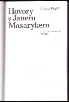 Viktor Fischl: Hovory s Janem Masarykem