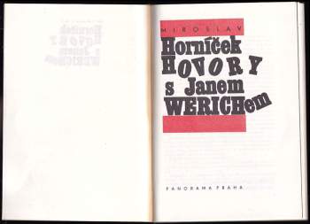 Jan Werich: Hovory s Janem Werichem
