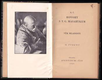 Karel Čapek: Hovory s T. G. Masarykem