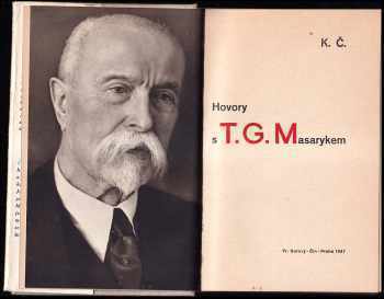 Karel Čapek: Hovory s T. G. Masarykem.