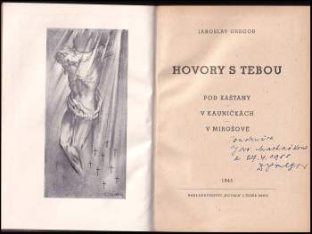Jaroslav Gregor: Hovory s Tebou