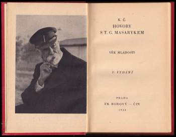 Karel Čapek: Hovory s T.G. Masarykem