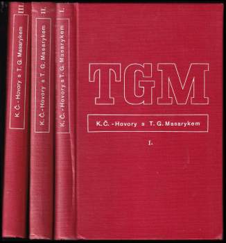 Karel Čapek: Hovory s T.G. Masarykem