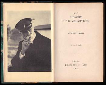 Karel Čapek: Hovory s T.G. Masarykem