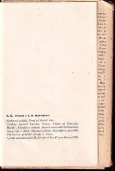 Karel Čapek: Hovory s T.G. Masarykem
