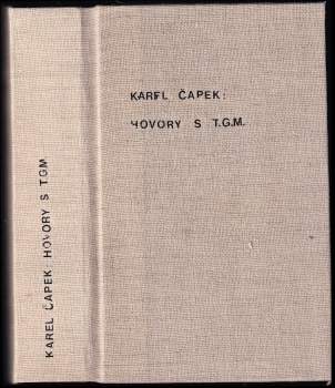 Karel Čapek: Hovory s T.G. Masarykem